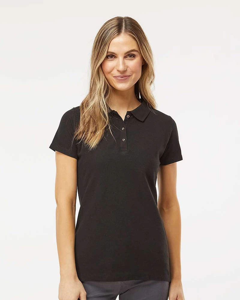 Women's Ringspun Pique Polo | T-Shirt Time