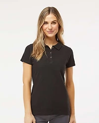 Women's Ringspun Pique Polo | T-Shirt Time