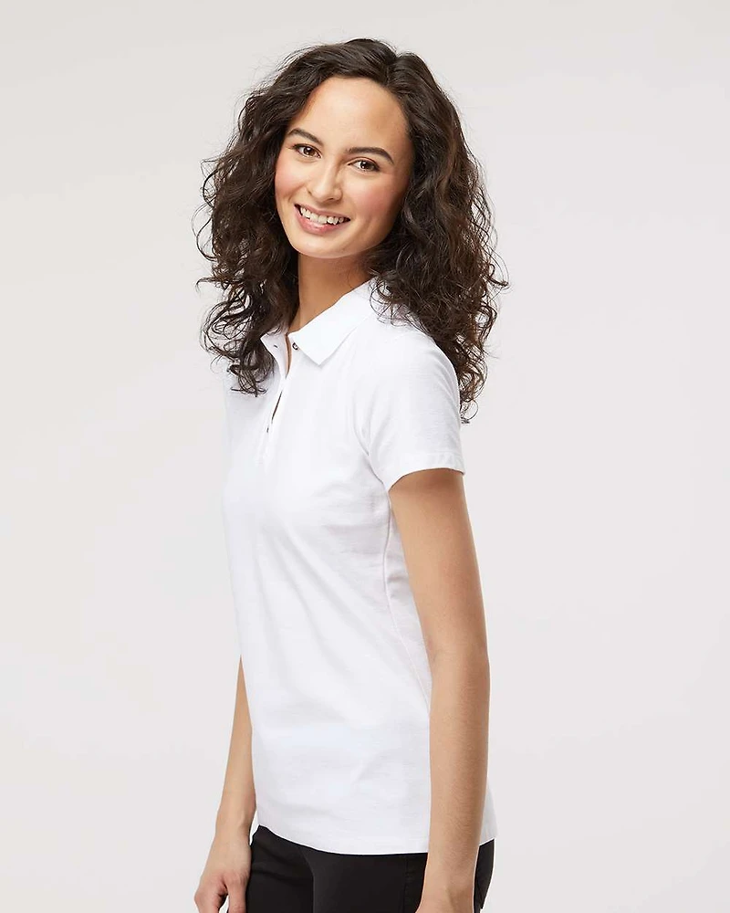 Polo Piqué Ringspun pour Femme