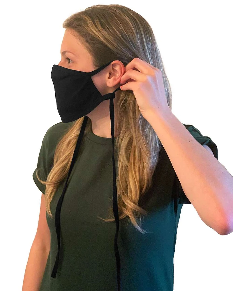 100% Cotton Antimicrobial Triple Layer Adjustable Mask | T-Shirt Time