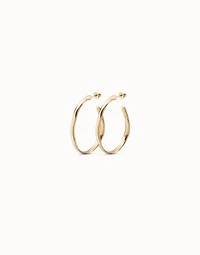 Open hoop earrings