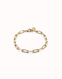 Rectangular link chain bracelet