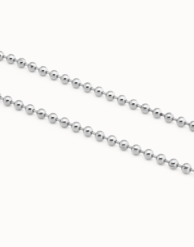 Beaded chain necklace