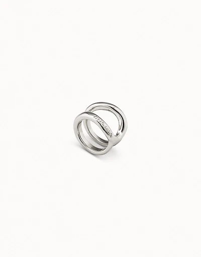 Double curved ring