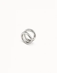 Double curved ring