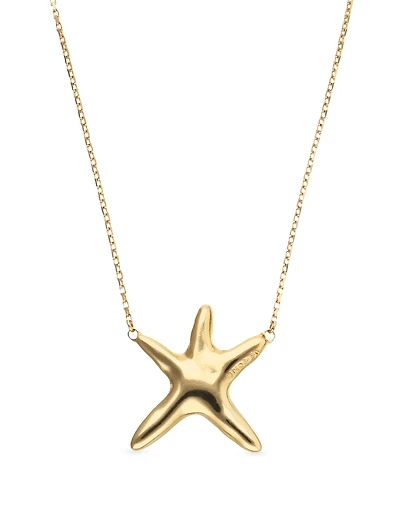 Medium necklace with starfish