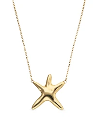 Medium necklace with starfish
