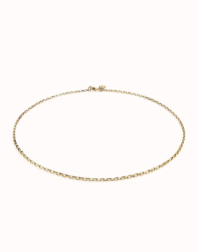 Short link chain charm necklace