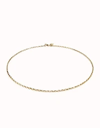 Short link chain charm necklace