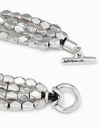 Multi strand beaded stretch bracelet