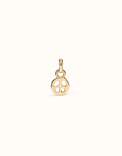 Peace symbol charm