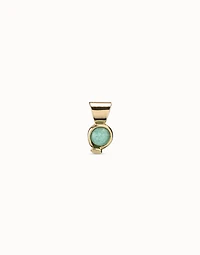 Charm with amazonite stone