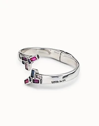 Cuff bracelet with crystals