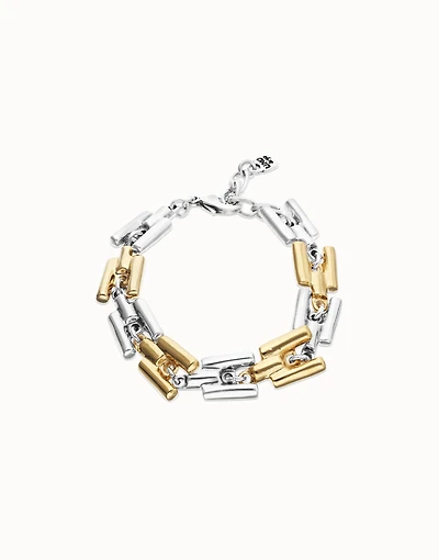 Square links chain bracelet