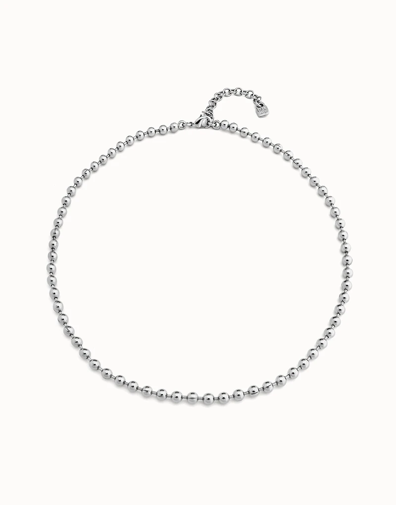 Beaded chain necklace