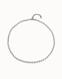 Beaded chain necklace