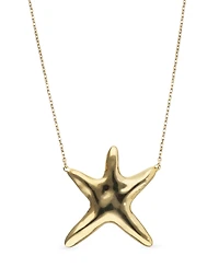 Long necklace with starfish