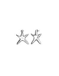 Medium starfish-shaped earrings