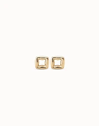 Square stud earrings