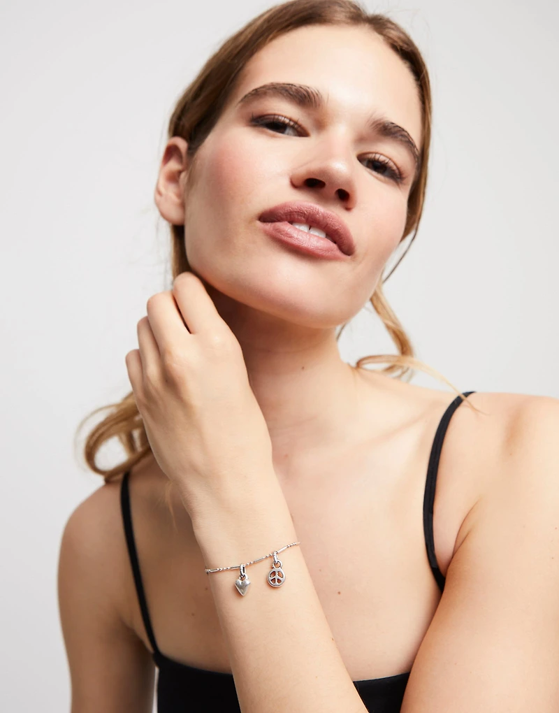 Charm chain bracelet