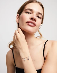 Charm chain bracelet