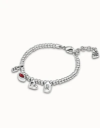 Bracelet with red crystal