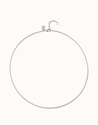 Short chain charm necklace