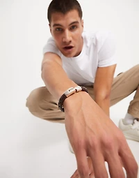 Braided bracelet with clasp