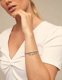 Sterling silver-plated bracelet