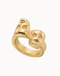 Ring with organic shapes for women