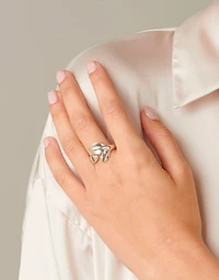 Leaf‑shape ring