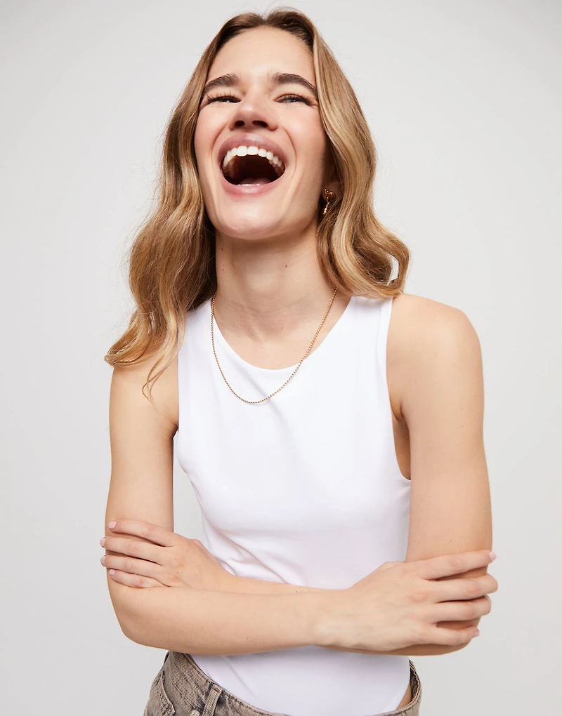 Link chain charm necklace