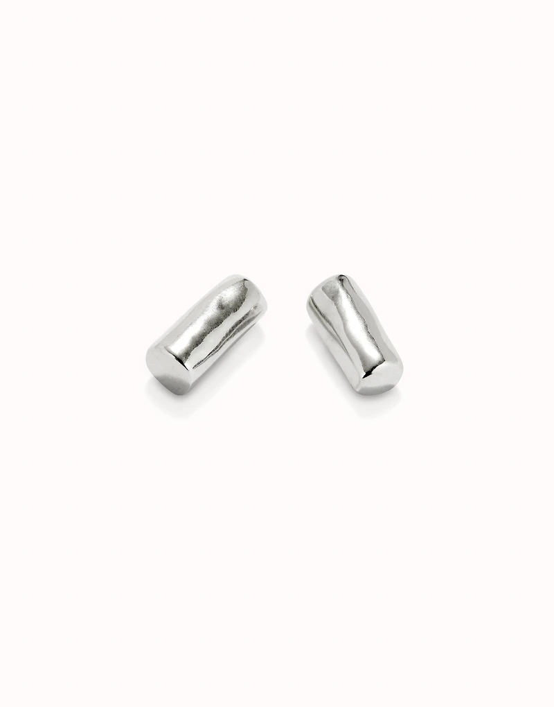 Tubular shape stud earrings