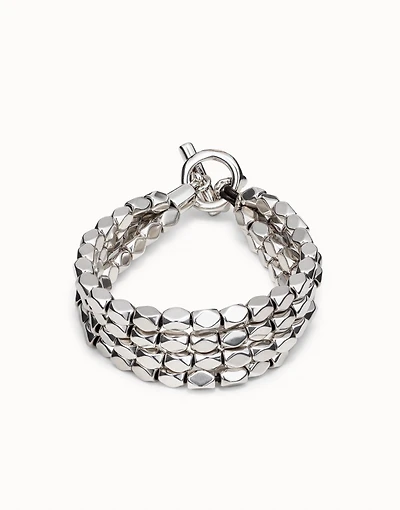 Multi strand beaded stretch bracelet