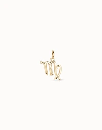 Virgo shaped charm
