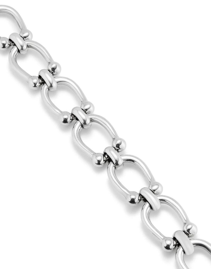 Medium oval link chain bracelet