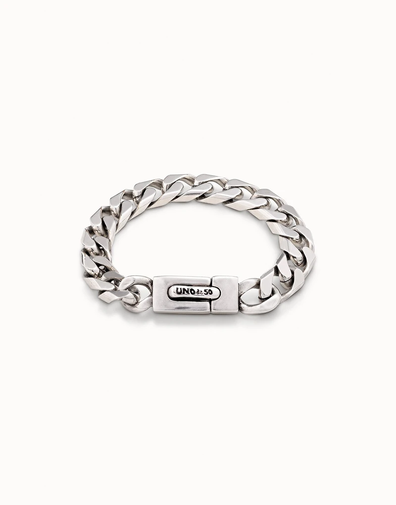 Cuban curb link chain bracelet