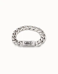Cuban curb link chain bracelet