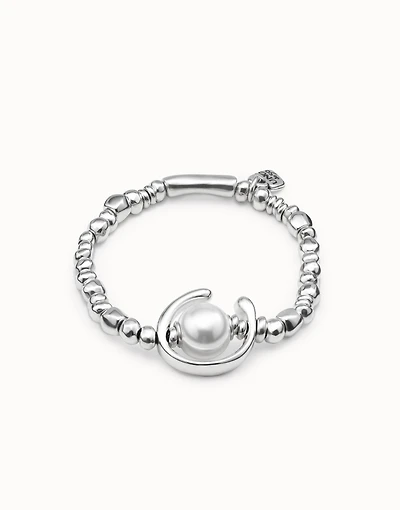 Bracelet with white pearl