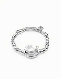 Bracelet with white pearl