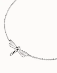 Short chain pendant necklace with nail