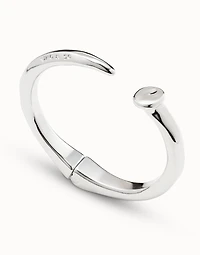 Nail shaped bangle bracelet
