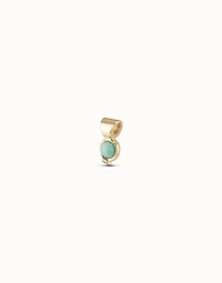 Charm with amazonite stone