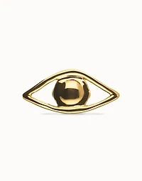Big eye-shaped ring