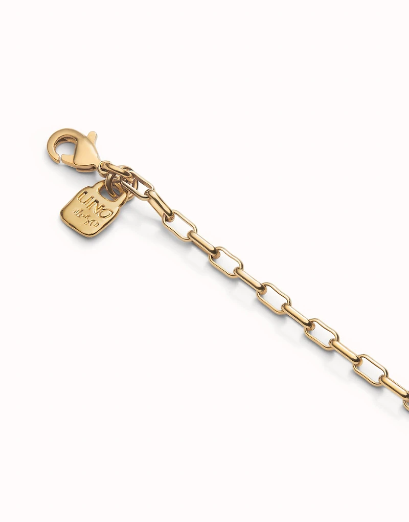 Long link chain necklace