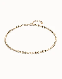 Beaded chain necklace