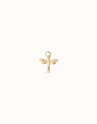 Dragonfly Single Hoop Charm