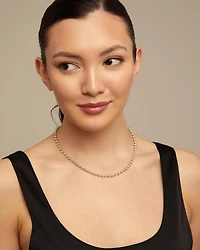 Beaded chain necklace