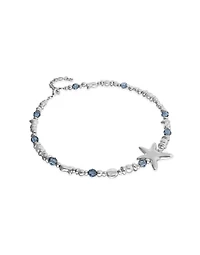 Necklace with crystals and big starfish