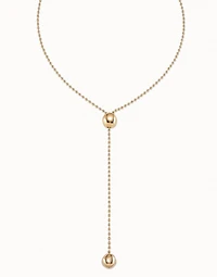 Long adjustable chain necklace